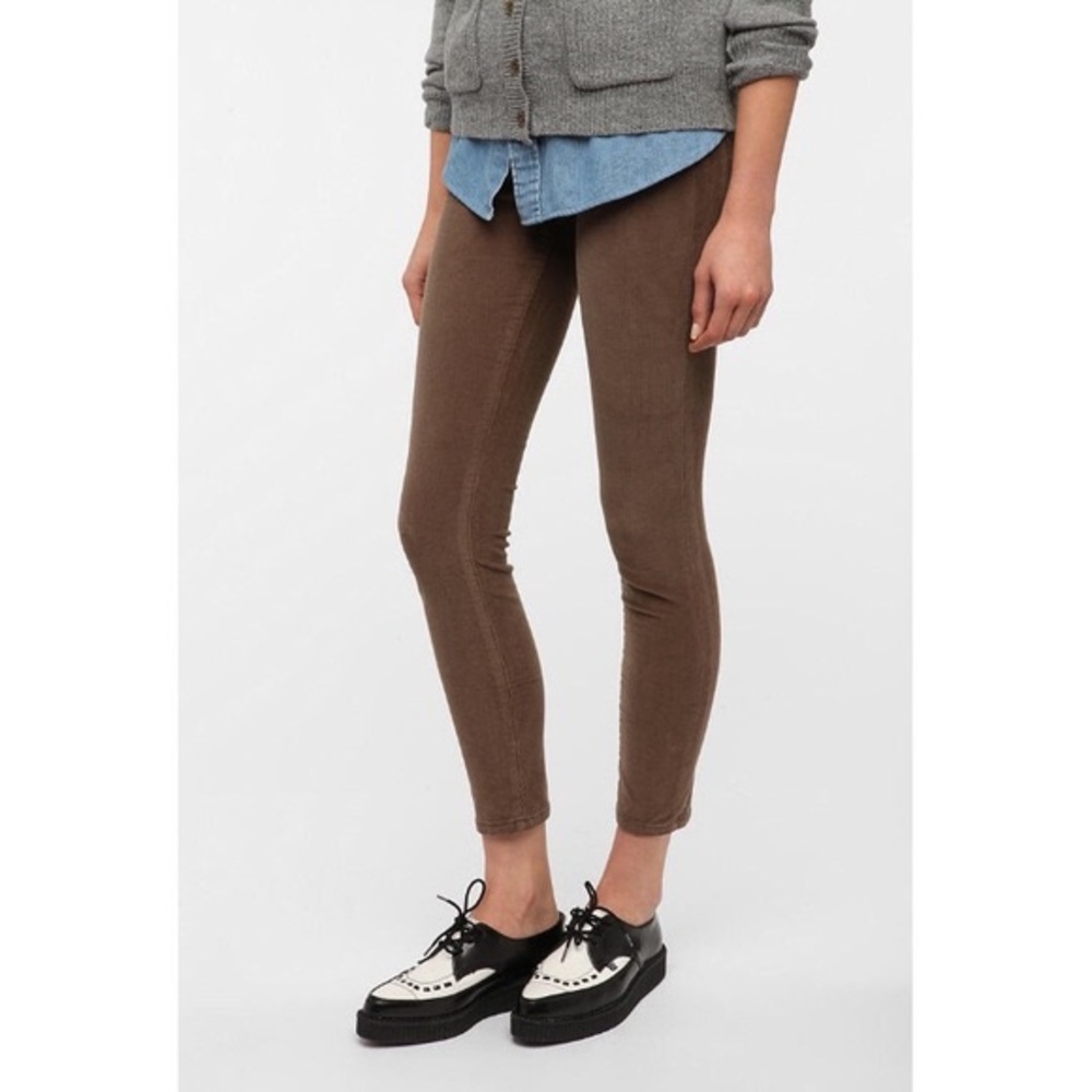 BDG Mid Rise Ankle Cigarette Corduroy Pants